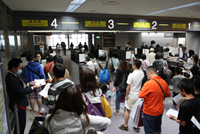 成田空港での新型インフルエンザの防疫