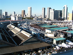 築地市場全景