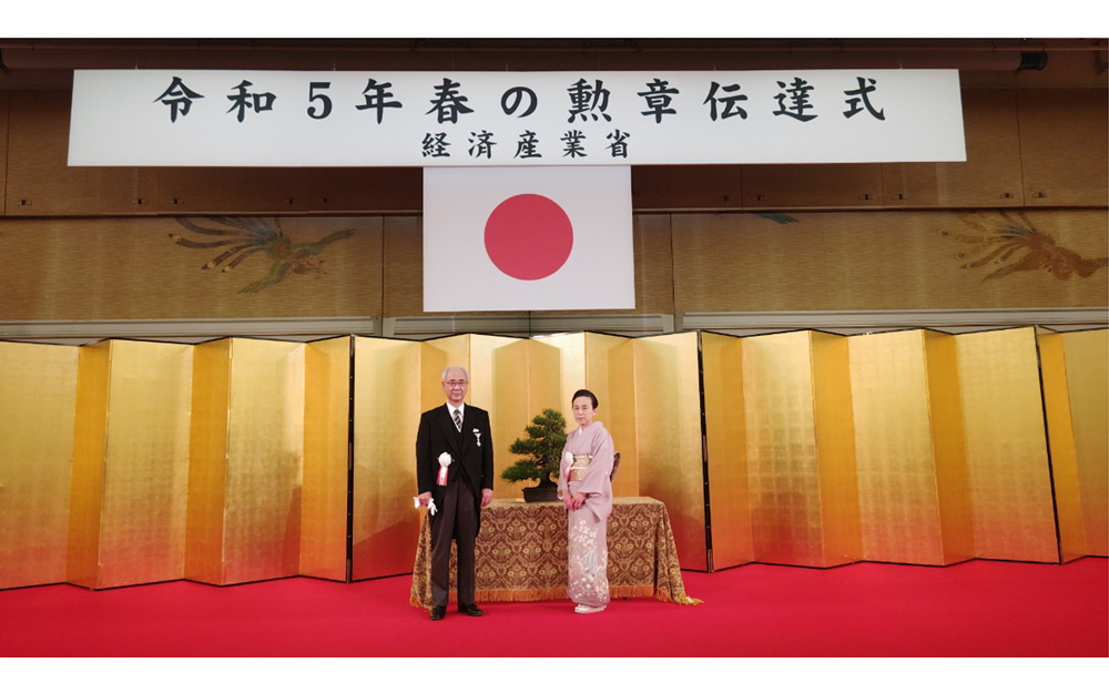 東京プリンスホテルで行われた令和5年春の叙勲受賞伝達式の様子